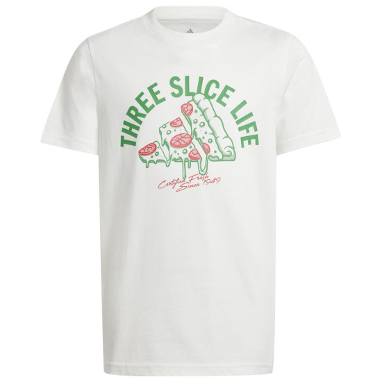 Adidas Παιδική κοντομάνικη μπλούζα Lounge Pizza Graphic Tee